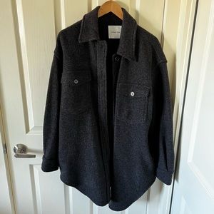 Aritzia Wilfred Free Ganna Jacket in Heather Black - Size L